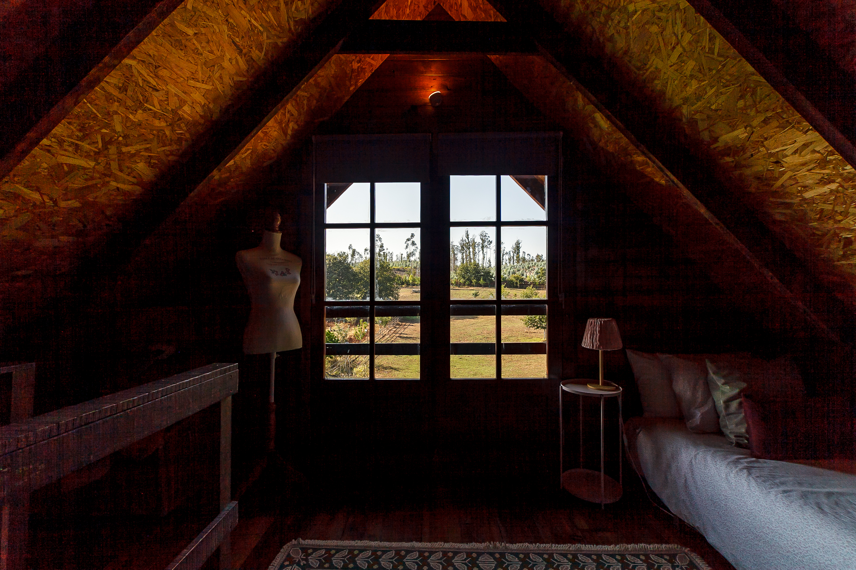 Stilt Tree House - bedroom view