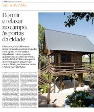 Dormir e relaxar no campo